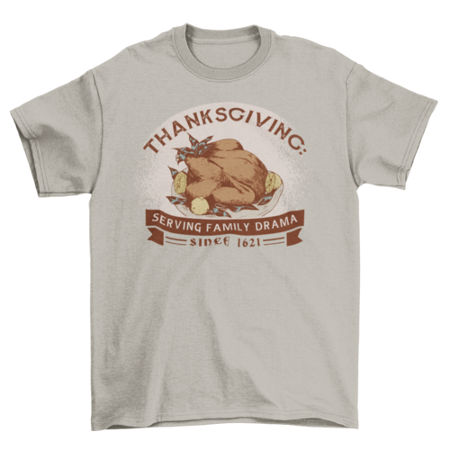 Anti-thanksgiving funny t-shirt