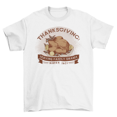 Anti-thanksgiving funny t-shirt