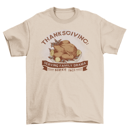 Anti-thanksgiving funny t-shirt